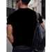 Camiseta 3D Para Hombre Talla Grande "Poder En El Nombre Jesús"| Cuello Redondo, Oversized, Poliéster, Transpirable,_viptrois.com
