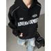 Spot Autumn Clothing 420 Heavy Hooded Sweatshirt Men's Autumn And Winter American High Street Trend Brand Package Letter Printing Trendy Jacket_viptrois.com