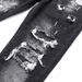 Light Ripped Patchwork Jeans For Men, European And American Style, Stretchy Slim-fit, High-end Vintage Washed_viptrois.com