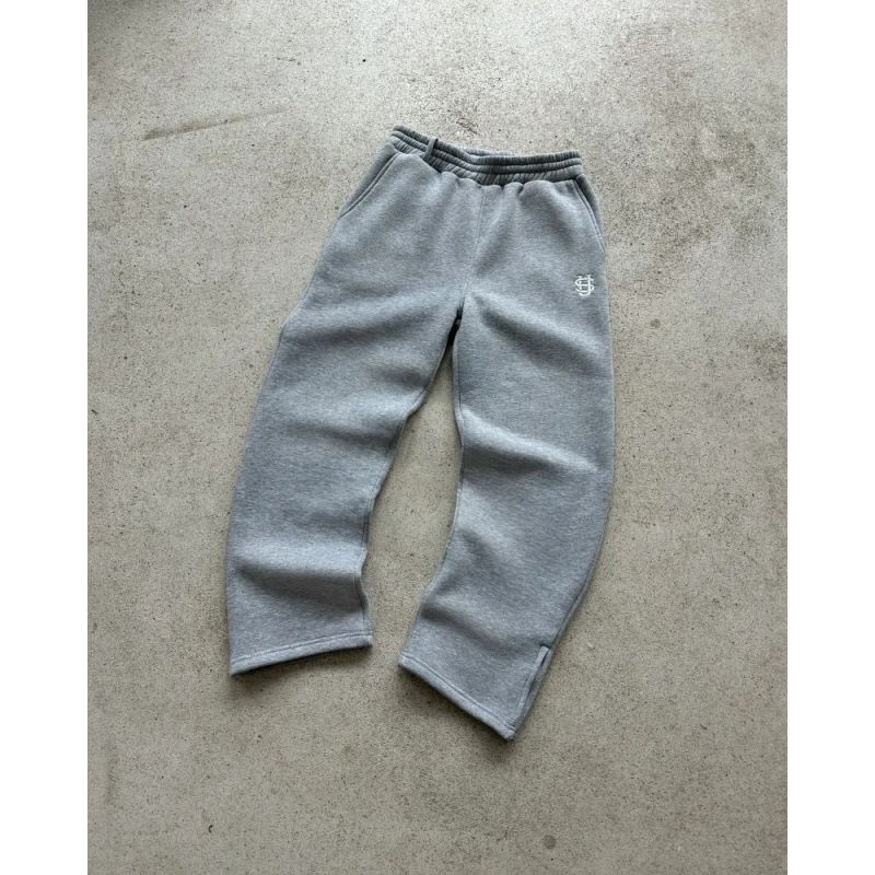 Men's Clothing Embroidered Zip-Up Jogger Pants - Oversized Streetwear Sweatpants For Men & Women (S-3XL, Black/Gray/Pink)_viptrois.com