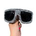 2025 Large Frame Fashionable Rhinestone Trendy Face Mask Personalized Party Sunglasses Decorative Glasses For Women_viptrois.com