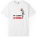 Camiseta "Cargando Mi Testimonio", Calidad "Expresa Tu Yo", Testimonio "Cargando", Unisex Teñida, Camiseta Blanca Para_viptrois.com