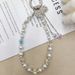 Rhinestone Zircon Bow Pendant Chain High Value Crystal Beads Mixed Style Car Key Chain Jewelry For Women_viptrois.com