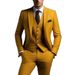 Men's Clothing Handsome Men's Suit Three Piece Suit Solid Color High End Temperament Banquet Business Slim Fashion Suit_viptrois.com