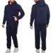 Cross-Border European American Spring And Autumn New Men's Sports Two-Piece Trendy Pullover Hooded Sweatshirt Set_viptrois.com