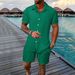 Men's Clothing Shirts Casual Loose Beach Suits_viptrois.com