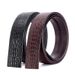 Men's Belts 3.5CM Crocodile Pattern Automatic Buckle Belt Body First Layer Cowhide Second Layer Cowhide Step Flat Edge_viptrois.com