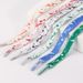 Shoe Accessories flat shoelaces rope black and white color dot elastic shoelaces_viptrois.com