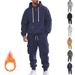 Men’s Heavyweight Fleece-Lined Workwear Set – Winter Casual Hooded Jacket & Pants (Sizes M-XXXL)_viptrois.com