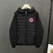 Men's Clothing Winter New Men's Trendy Lightweight Loose Fitting Casual Round Logo Hooded Cotton Jacket_viptrois.com