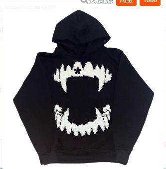 American Style Men's Loose Fit Niche Pullover Shirt Outerwear Cool Hooded Sweatshirt_viptrois.com