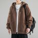 420G Hoodie Hooded Spring And Autumn New Trendy Brand Loose Oversized Men's Casual Cardigan Jacket_viptrois.com