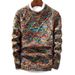 Pure 2025 New Thickened Winter Sweater Korean Style Slim Fit Men's Knitted Long Sleeve Round Neck Top Jacket_viptrois.com