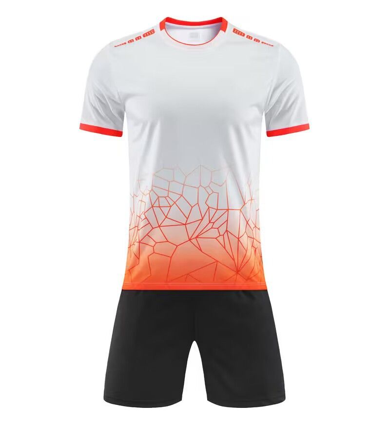 Men's Clothing quick-drying clothes children's student short-sleeved sportswear jersey game football suit suit men's training suit_viptrois.com