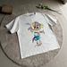 Oversized Military Print T-Shirt Heavyweight Pure Cotton Y2K Style Loose Short Sleeved Top for Men And Women_viptrois.com