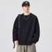 Pulse Trendy Brand Crew Neck Sweatshirt Autumn Winter New Embroidery Versatile Casual Pullover Loose Long Sleeve Drop Shoulder_viptrois.com