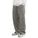 Men's Loose Wide-leg With A Drapey Feel, Trousers, Japanese-style Solid Color Simple Trendy American Retro Casual Long_viptrois.com