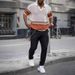 Men's Clothing 2025 Spring And Summer New Style Pullover Breathable Wool Short Sleeved T Shirt Lapel Knitted Sweater Top Men's Sweater_viptrois.com