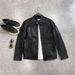 Men's Clothing Spring and Autumn Men's Stand Collar Leather Jacket Fashion Slim Business Leather Jacket Men's PU Motorcycle Leather Jacket_viptrois.com