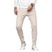 Men's Premium Slim Fit Jeans - Business Casual Stretch Denim, Straight Leg (White, Sizes 30-38)_viptrois.com