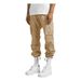 Men's Cargo Pants With Drawstring Waist & Multiple Pockets - Comfortable Workwear Casual Trousers For Outdoor & Daily Wear_viptrois.com