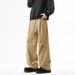 American Casual Pure Cotton Versatile Cargo For Men Spring Summer Straight Wide Leg Trendy Brand Draped Long Pants 2025_viptrois.com