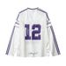 Men's Clothing Retro Letter Print Mesh Jersey Long Sleeved T Shirt Couple Loose Hiphop Top_viptrois.com