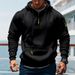 New Winter Loose Heavy Velvet American Casual Men's Sportswear Hooded Sweatshirt Men_viptrois.com