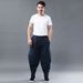 Nordmann Winter New Double Cotton National Men's Casual Retro Artistic Style Long Pants Black Blue Rust Red_viptrois.com