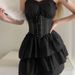 Palace style ladies super wide waist belt fashionable elastic tight elastic waist belt body shaping waist belt decorative dress_viptrois.com