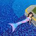 Mother & Kids Girls Mermaid Swimsuit Summer New Children Mermaid Tail Princess Dress Split Bikini Hot Spring Swimsuit_viptrois.com
