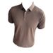 Men's Short Sleeved Polo Shirt Summer Style High Quality Ice Silk Seamless Thin Elastic Turn down Collar Top_viptrois.com