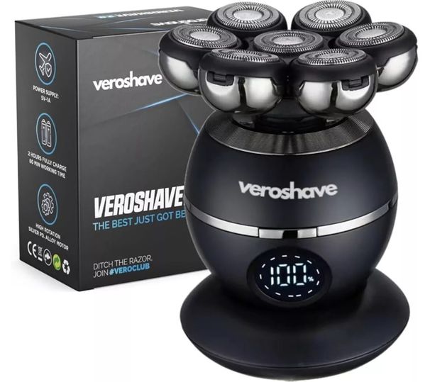 Veroshave Head Shaver Waterproof Wireless USB Rechargeable Electric Razor_viptrois.com
