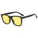 Men's Sunglasses Men And Women Retro Rice Nail Square Frame Glasses Anti Ultraviolet UV Sunscreen Sunglasses_viptrois.com
