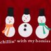 Girls and children Christmas long-sleeved snowman two-piece homewear children set ins_viptrois.com