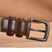 Cross-border Foreign Trade Explosions Men's Leather Belt Business Men's Leather Casual Pin Buckle Belt Embossed LOGO Belt_viptrois.com