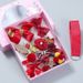 Kids Clothing 18 Piece Set Portable Gift Box Hair Rope Princess Little Girl Hair Rope Baby Hair Clip Gift Box Set_viptrois.com