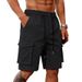 Men's Clothing Men's Multi Pocket Cargo Shorts Summer Breathable Loose Casual Versatile Five Point For Formal & Casual_viptrois.com
