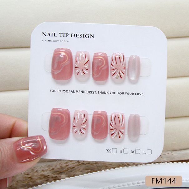 False Nails Hand Made Nail Polish With Gorgeous Sparkles And Fireworks Love Cat Eye Nail Art Stickers Detachable And Divided Into Codes_viptrois.com