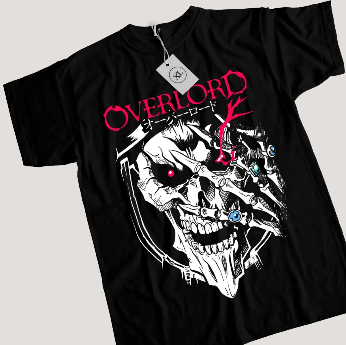 Overlord Ainz T-Shirt Mens Womens Tees Top Ooal Gown Albedo Skull Anime Manga Gifts Shirt All Size_viptrois.com