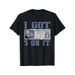 Camiseta Gráfica Algodón 100% Ajuste Holgado - Diseño Streetwear Con Estampado Moneda Vintage, Camiseta Negra Manga_viptrois.com