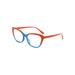 Anti Blue Light Cat Eye Flat Glasses Contrast Color Personality Plain Simple Glasses Frame Cross Border Glasses Frame Reading Glasses T1376_viptrois.com