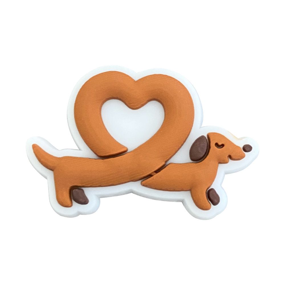 Cute Dog Series Cartoon Shoes Flower Shoe Buckle Soft Rubber PVC Shoe Accessories Accessories Slippers Sandals Accessories_viptrois.com