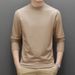 boy De Rong Half Turtleneck Long Sleeve T-Shirt Men, Autumn And Winter Slim Fit Solid Color Inner Wear, Trendy Clothing,_viptrois.com