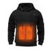 Men's Clothing Winter Hooded Heating Sweatshirt Heating Clothes Men USB Heating Sweatshirt Warm Outdoor Leisure Clothing Electric Heating_viptrois.com