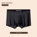 Pulse Ou Ruofeng Satin Men's Ice Silk Underwear Soft Silky Breathable Sports Bare Feel Mid-Waist Boxer Briefs_viptrois.com