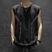 Men's Clothing Men's Vest Quick Drying Sleeveless T Shirt Ice Silk Sports Top Loose Running Short Sleeve Training Fitness_viptrois.com