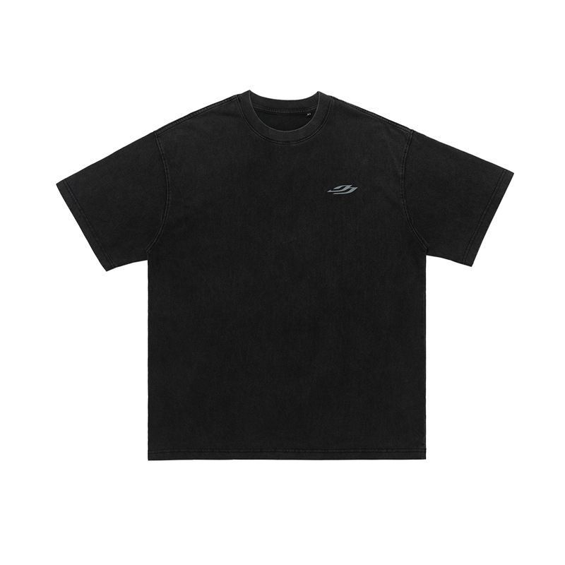 Summer American Style Washed Vintage Cotton Loose Short Sleeve T-Shirt Unisex Street Fashion_viptrois.com