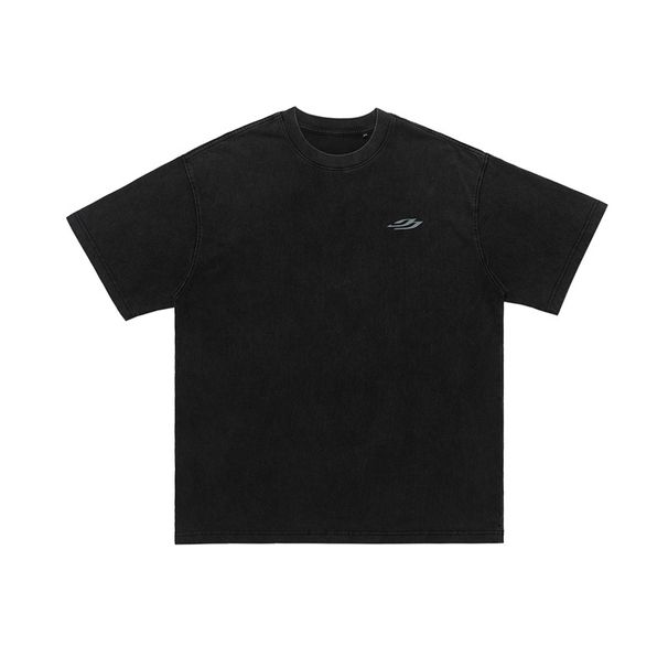 Summer American Style Washed Vintage Cotton Loose Short Sleeve T-Shirt Unisex Street Fashion_viptrois.com