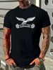 WW2 Ger Liftwaffe Luftwaffe Funny Workout Gym Military Weight Lifter T Shirt Breathable Graphic Stylish Casual Fashion Soft Stretched Unisex_viptrois.com